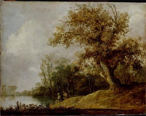Jan van Goyen Pond in the Woods. France oil painting art